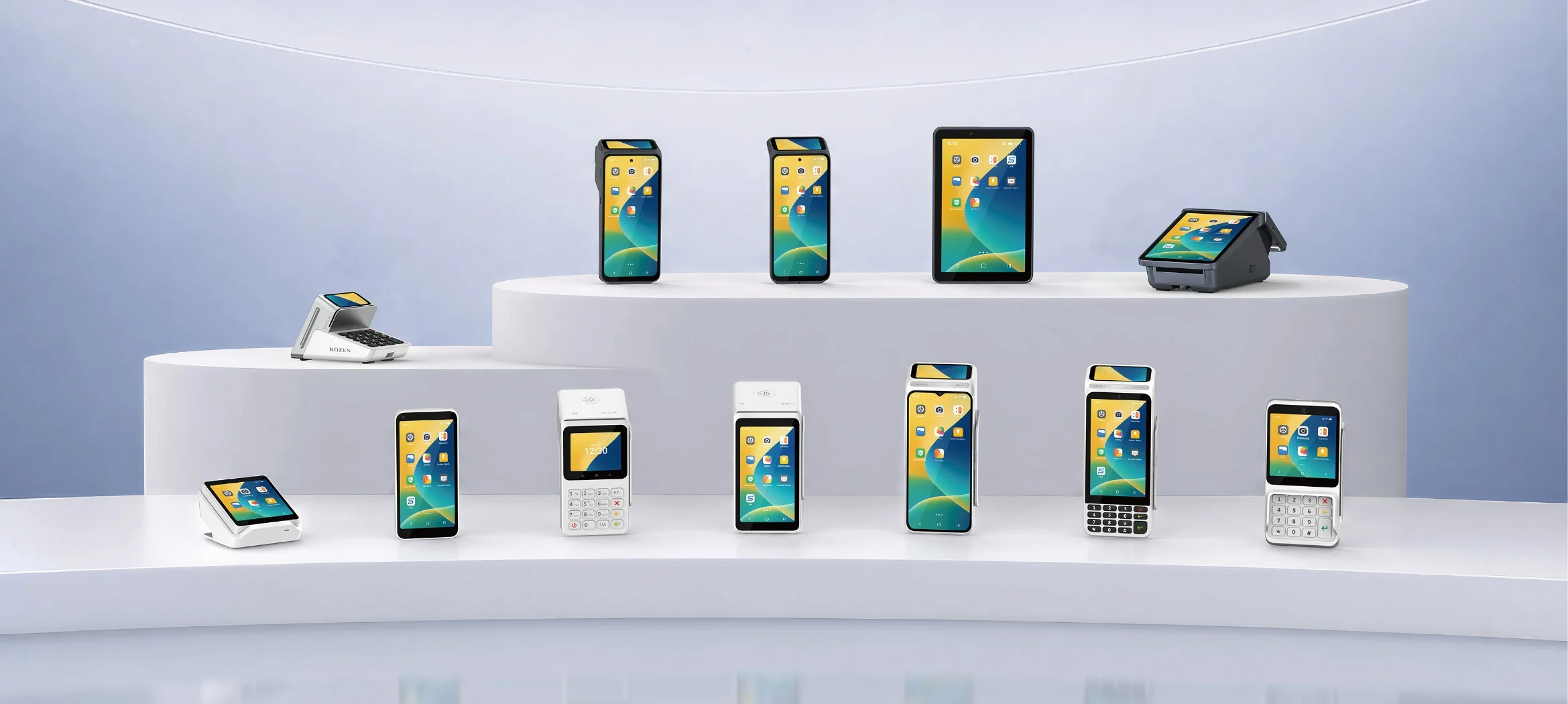 KOZEN product portfolio across Aurora, Horizon and Nova series