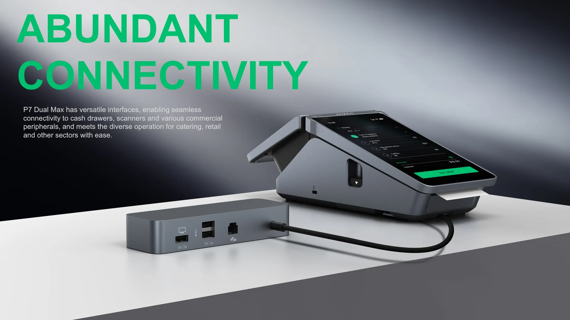 P7 Dual Max connectivity and expansion ports