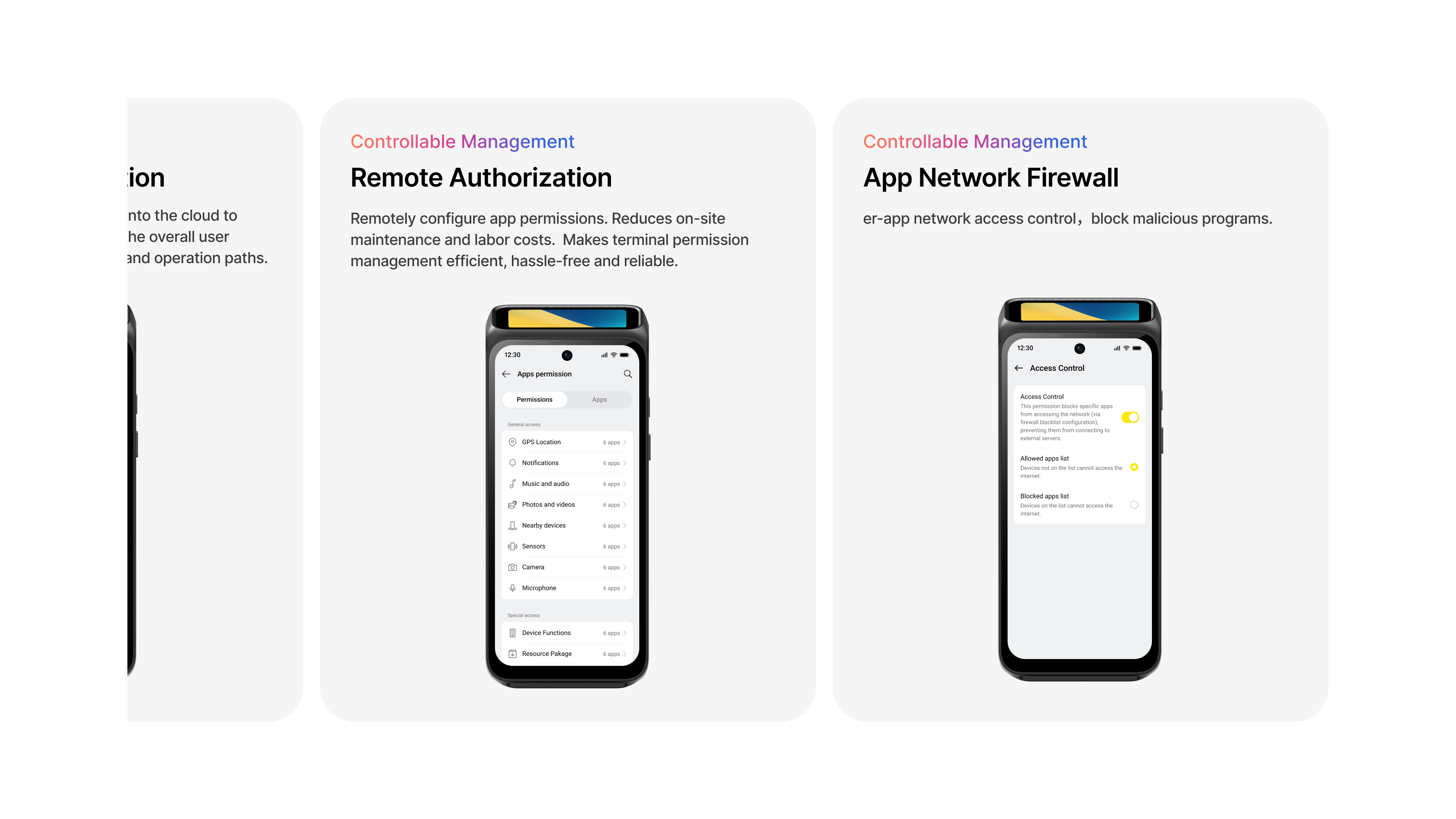 Kozen remote authorization and firewall management